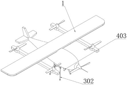 一种基于垂起固定翼无人机起落防护装置的制作方法
