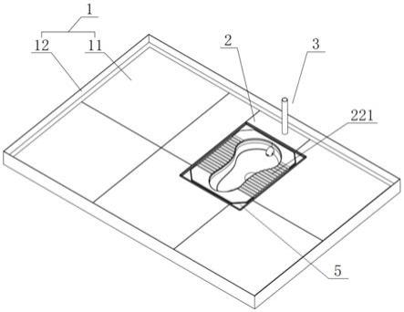 一种蹲厕结构及其组装方法与流程