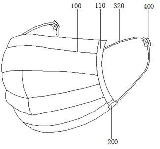 一种平面弹性耳带式口罩的制作方法