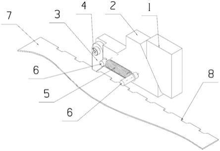 一种模具内部自动送料和防料带回退机构的制作方法