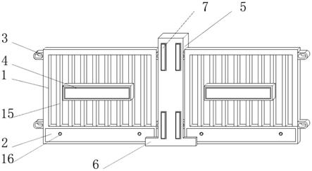 一种建筑工程施工用报警式围挡的制作方法