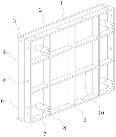 一种桥梁建造桥墩支承支护模板的制作方法