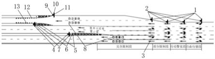 一种城市主干道桥隧集中区视线诱导系统