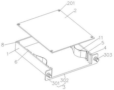 一种新型盒式光分路器安装盒的制作方法