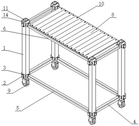 一种土木工程建筑施工支架的制作方法