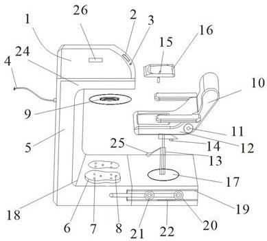 一种带可调节座椅的多功能理疗仪的制作方法