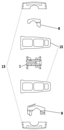 一种双面全塑料拉链头结构的制作方法