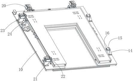 一种玻璃插片吊篮定位装置的制作方法