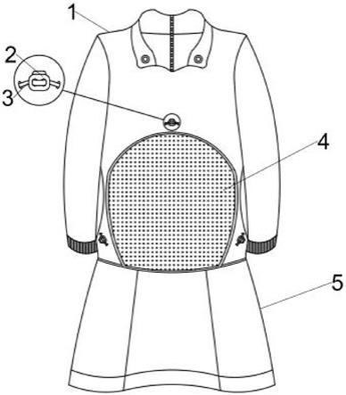 一种孕妇用裙式棉服的制作方法