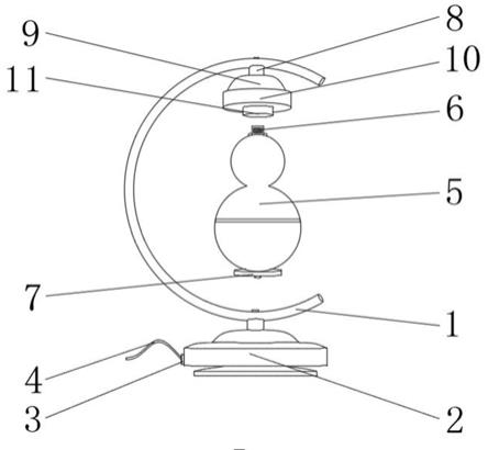 一种磁悬浮葫芦工艺品