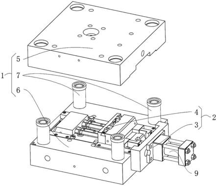 一种自动上料的新型模具结构的制作方法