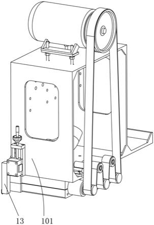 一种切槽插片式散热器制作设备的刮刀式挤槽机构的制作方法