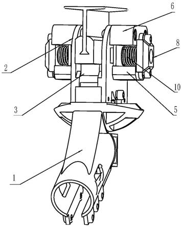架线胶轮车用集电弓头及架线胶轮车的受电结构的制作方法
