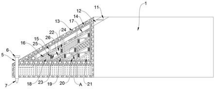 改扩建高速公路边坡防护系统的制作方法