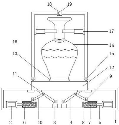 一种展示用陶瓷瓶的制作方法