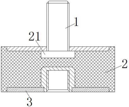 一种用于电梯立梁的减震垫的制作方法