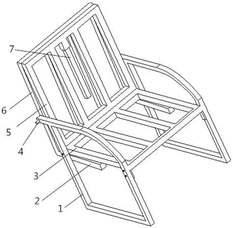 一种可方便展开成床的折叠椅的制作方法