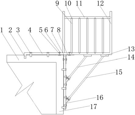 一种房建施工用的悬挑脚手架的制作方法