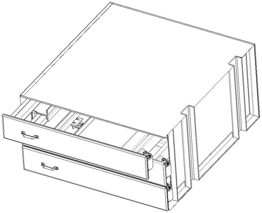 一种基于计算机设计的多层抽屉式机柜