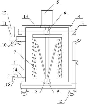 多功能的瓦楞纸板生产线的瓦线恒温储胶桶的制作方法