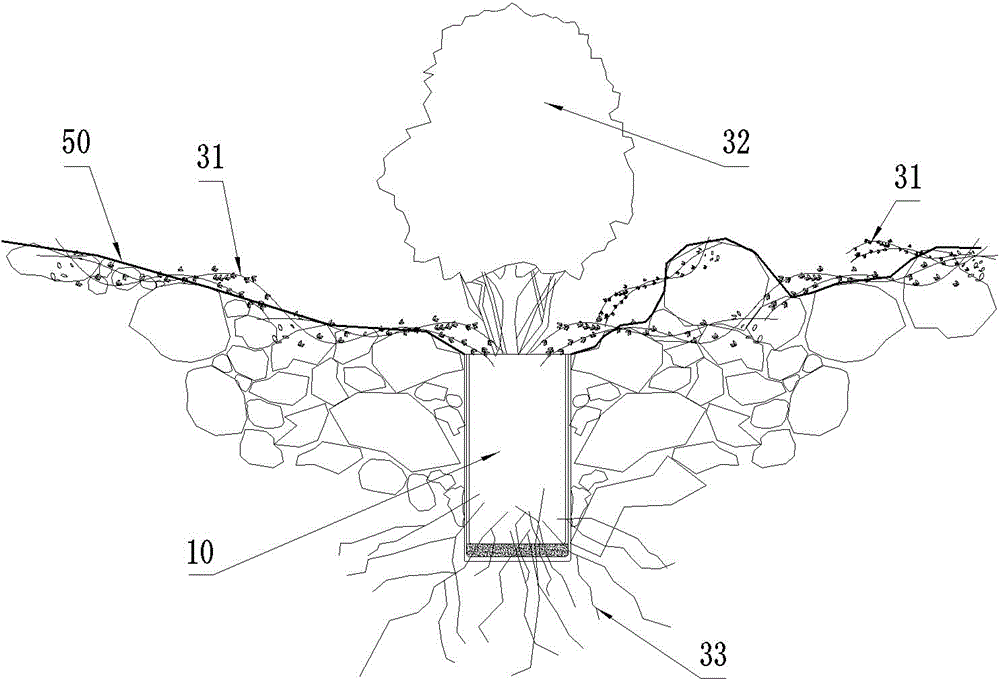 乱石边坡绿化种植包的制作方法