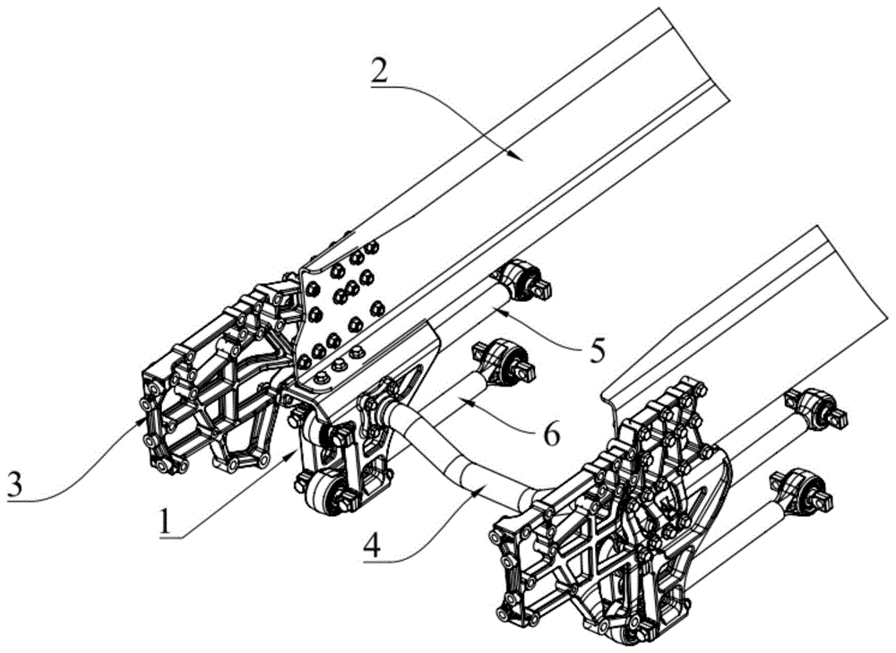 一种汽车推力杆支架和前空气悬架系统的制作方法