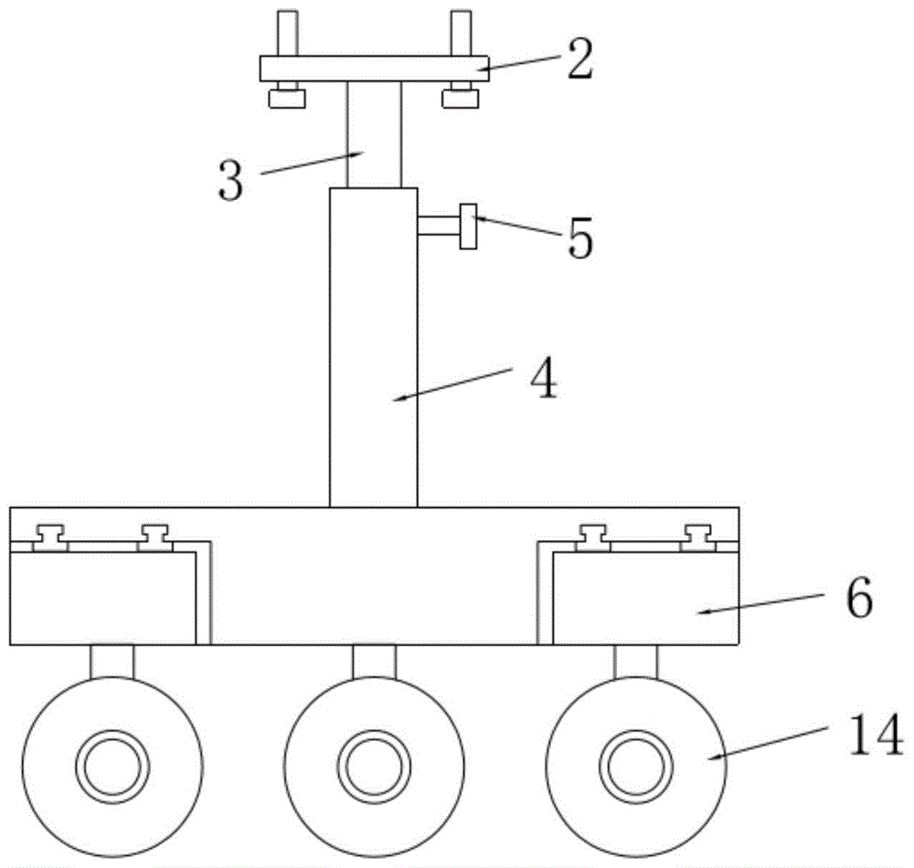 钢管内孔修磨机压轮调节装置的制作方法