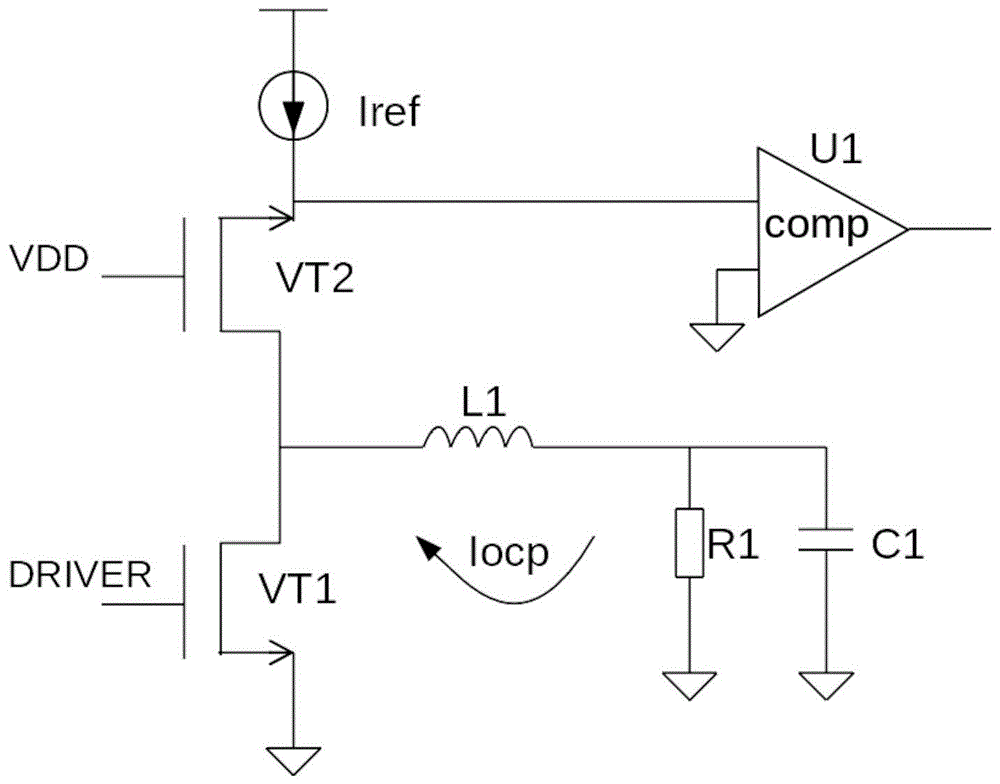 一种降压式变换电路控制器过流检测电路的制作方法