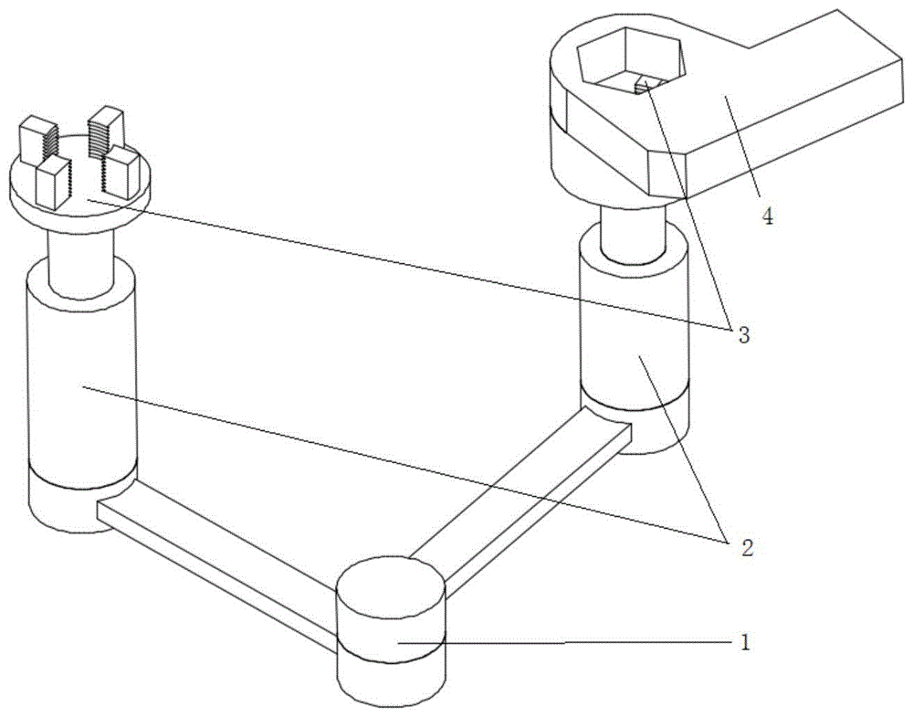 一种基于螺栓爬行的行走定位装置的制作方法