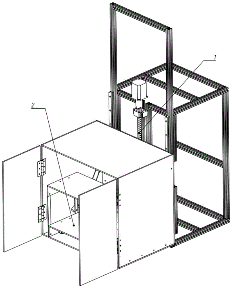 可折叠升降厨房吊柜及其使用方法