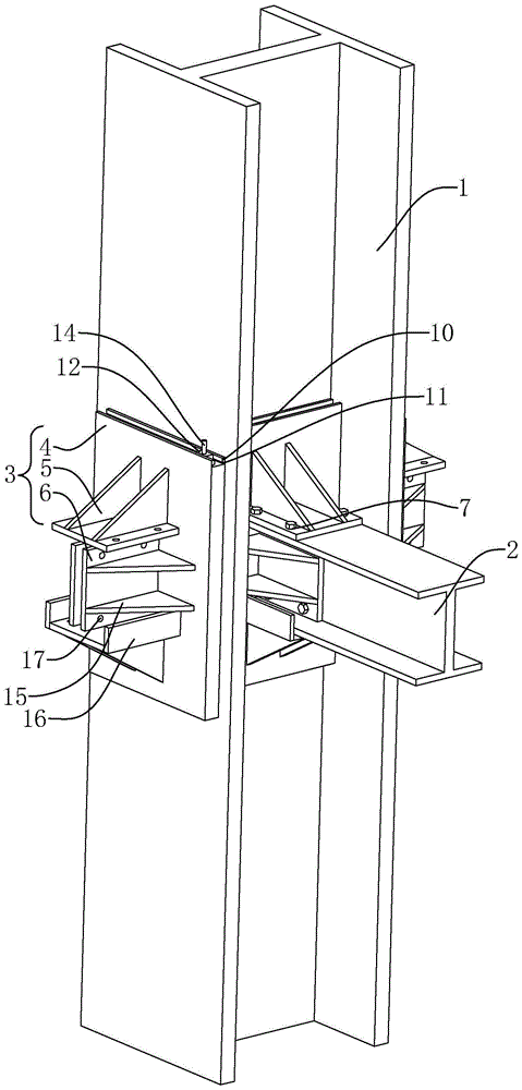 一种钢结构柱的连接结构的制作方法