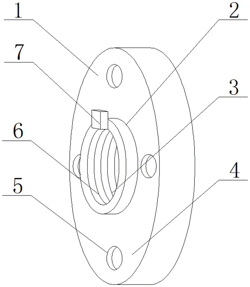 一种便于安装的机械法兰的制作方法