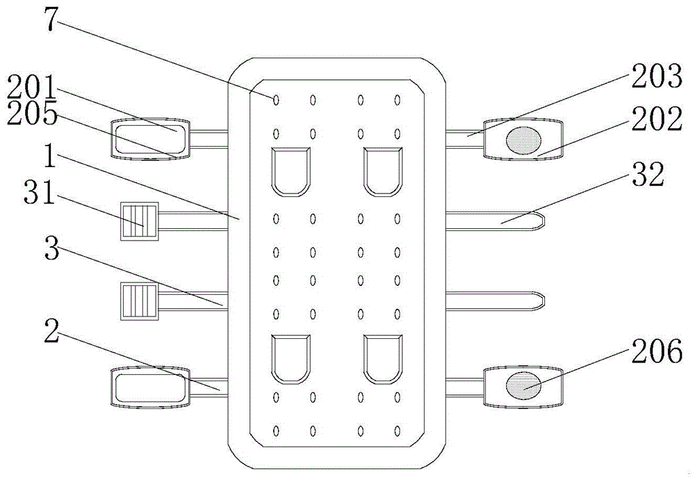 一种骨科用便携式夹板的制作方法