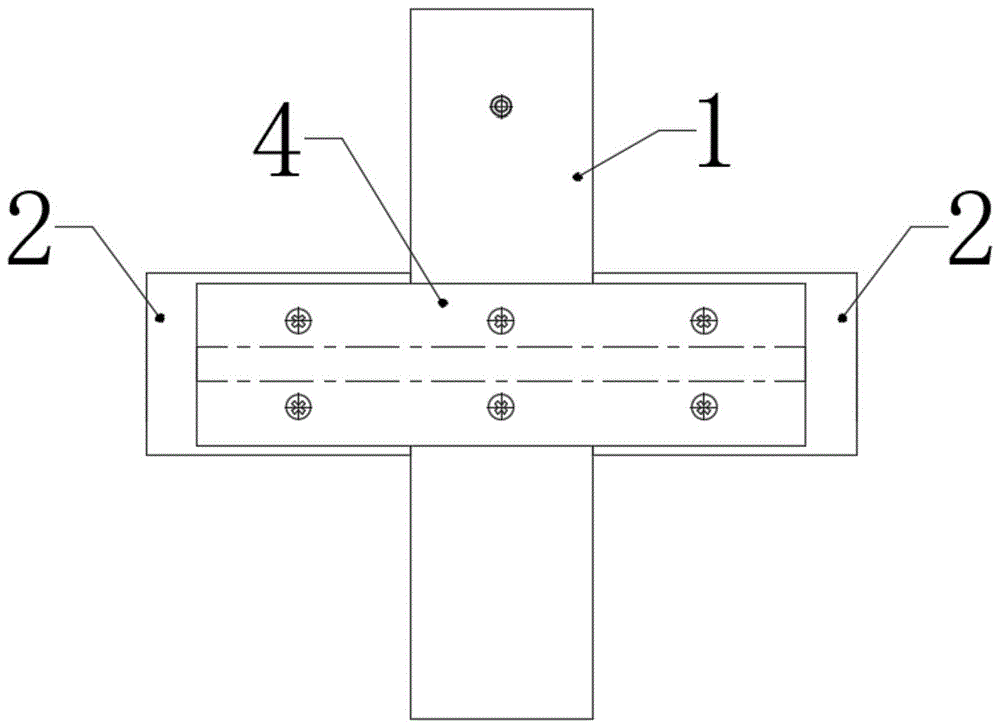 一种H型钢立柱与横梁的连接装置的制作方法