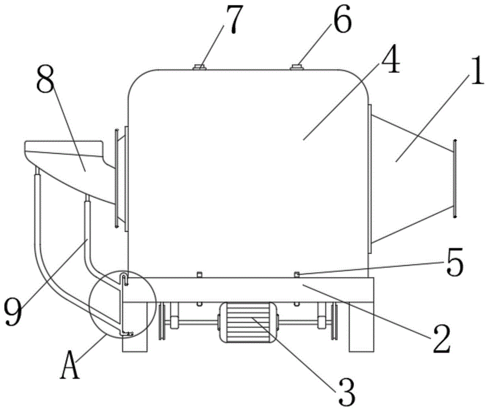 一种建筑废弃物生产建筑砌块用混合装置的制作方法