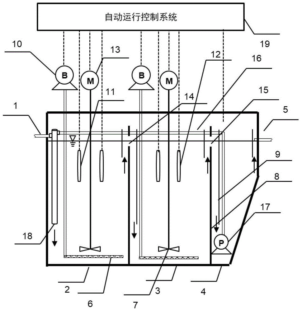 一种强化脱氮除磷生活污水处理装置的制作方法