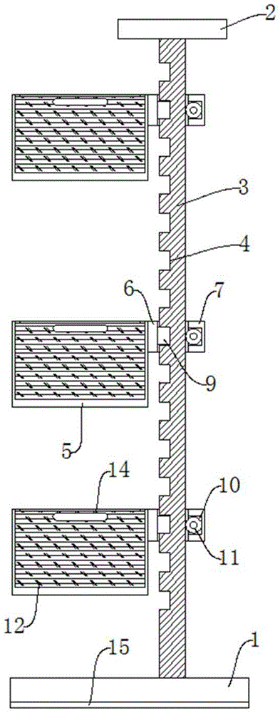 一种建筑施工用工具架的制作方法