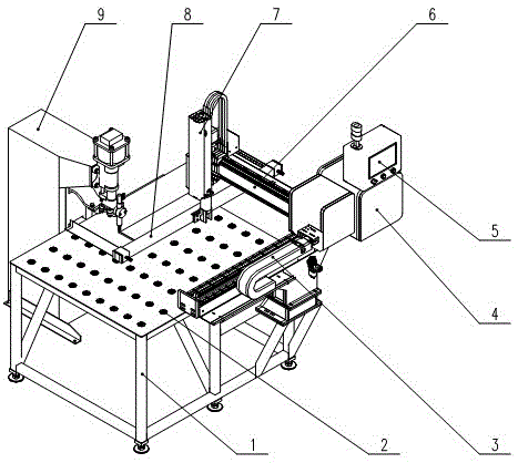 一种电阻焊机自动定位焊接平台的制作方法