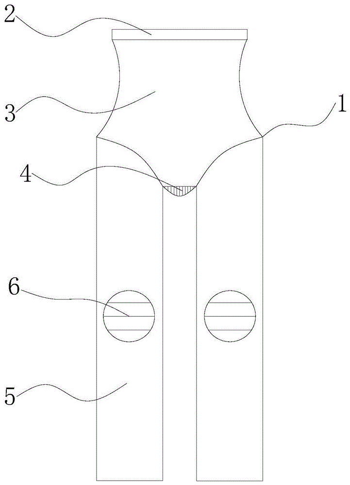 一种磁性负离子美体提臀束裤的制作方法