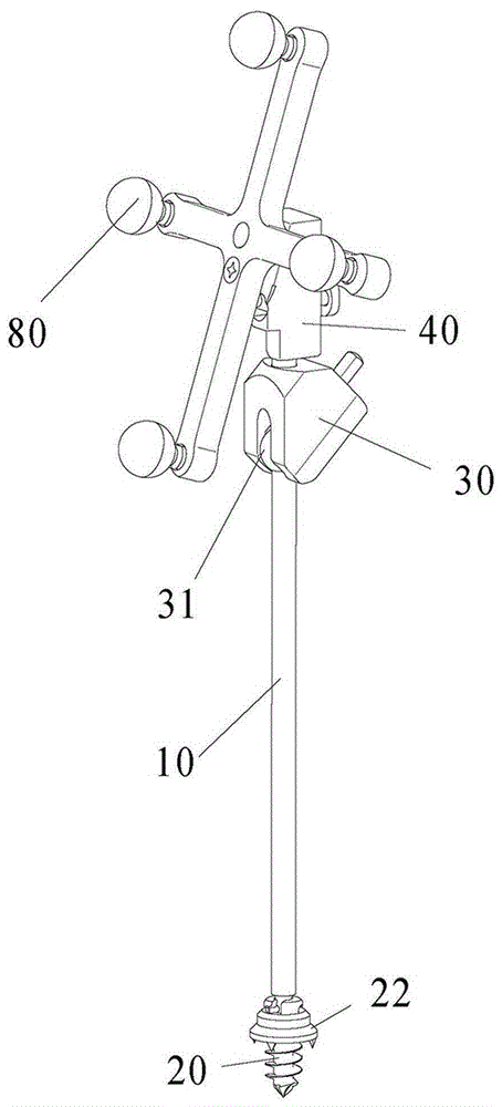 球窝式定位器双向自锁杆的制作方法