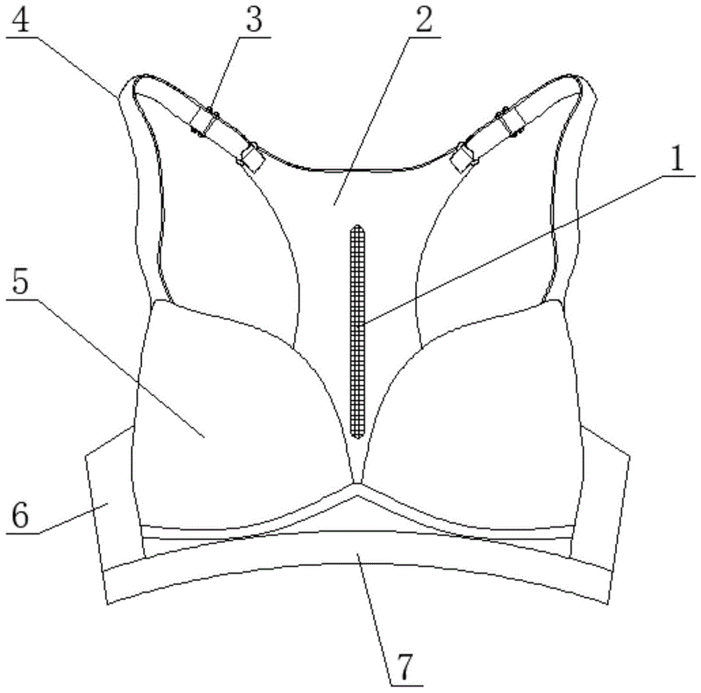 一种轻运动透气背部塑形文胸的制作方法