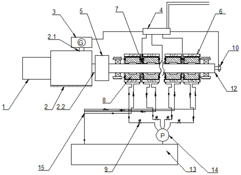 串联筒式励磁磁力制热系统及其制热方法与流程