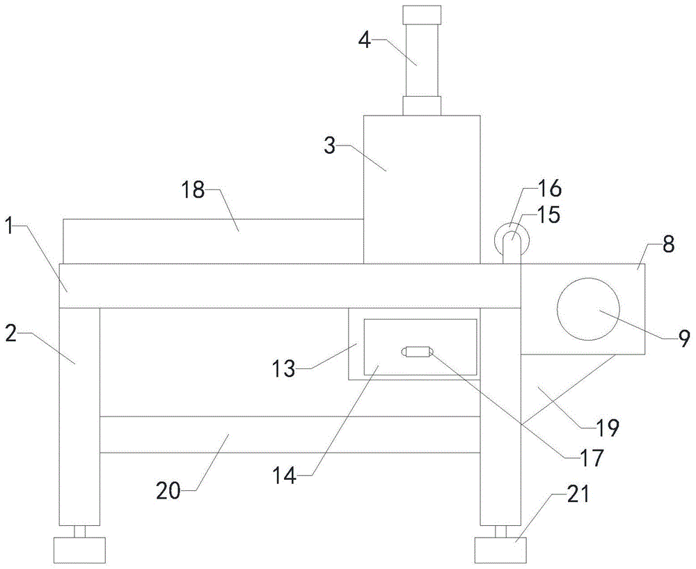 一种装备零部件用精密橡胶加工装置的制作方法