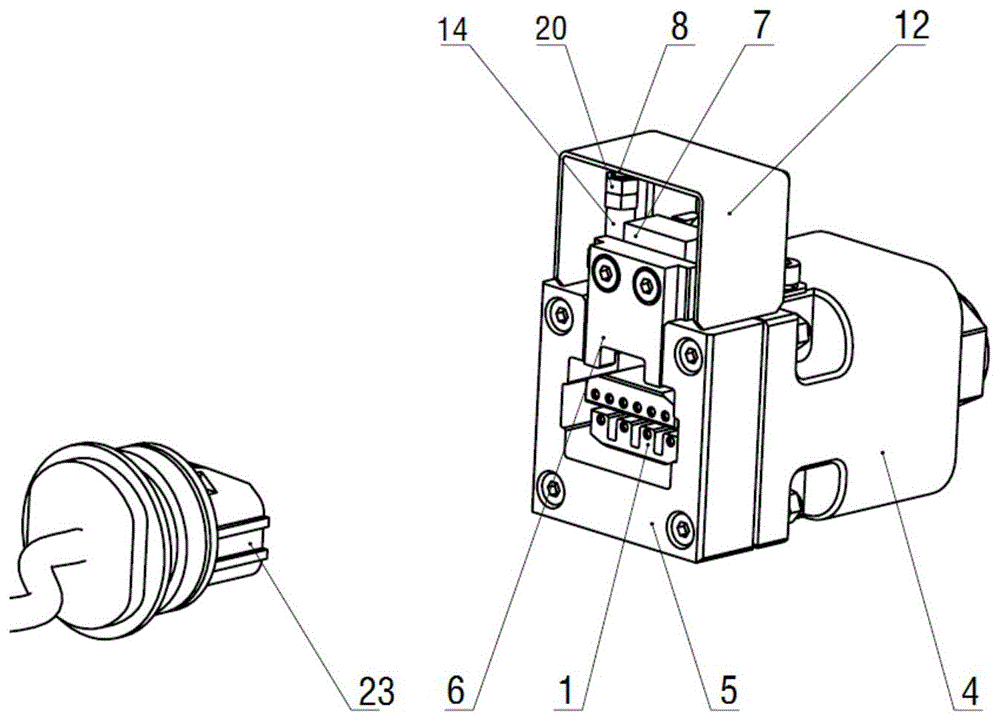 一种离合器通电测试用插头装置的制作方法