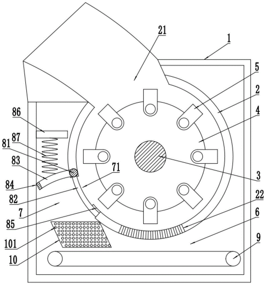 一种破碎机防堵料装置的制作方法