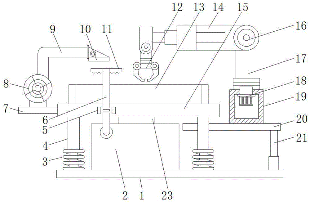 双齿履带板锻造设备的制作方法