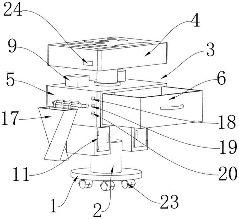 一种医学护理用治疗盘的制作方法