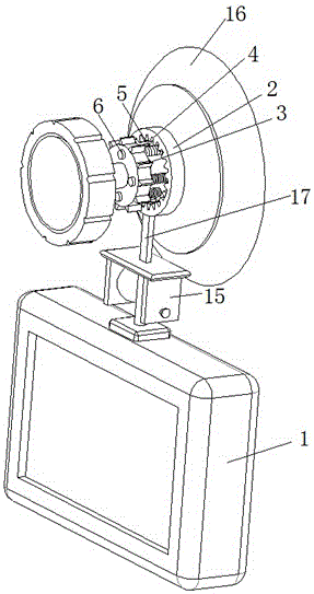 抗眩光型车内摄像头的制作方法