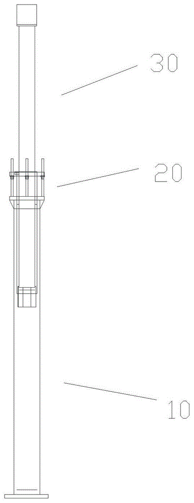 一种新型满堂脚手架搭设立杆的制作方法