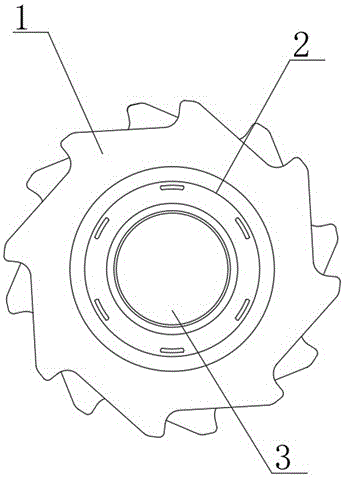 一种可拆卸更换的钢筋撕碎机刀具的制作方法